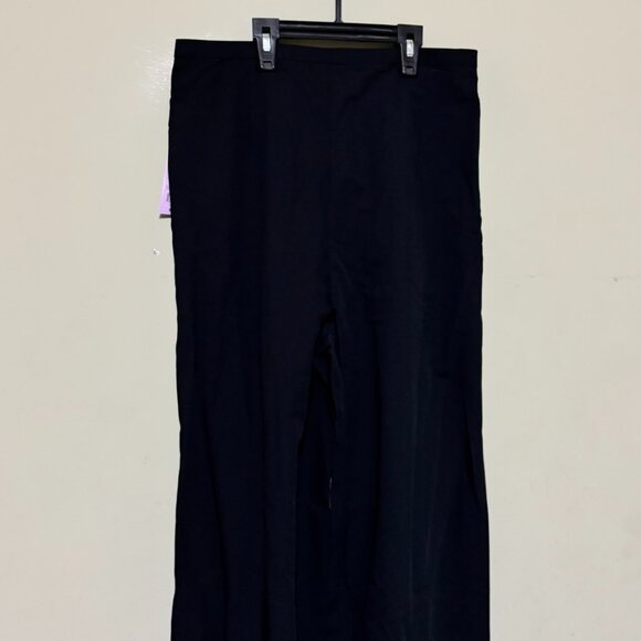 Wild Fable Black Wide-Leg Trousers High Waist Pleated Dress Pants – Size Medium - Picture 6 of 6